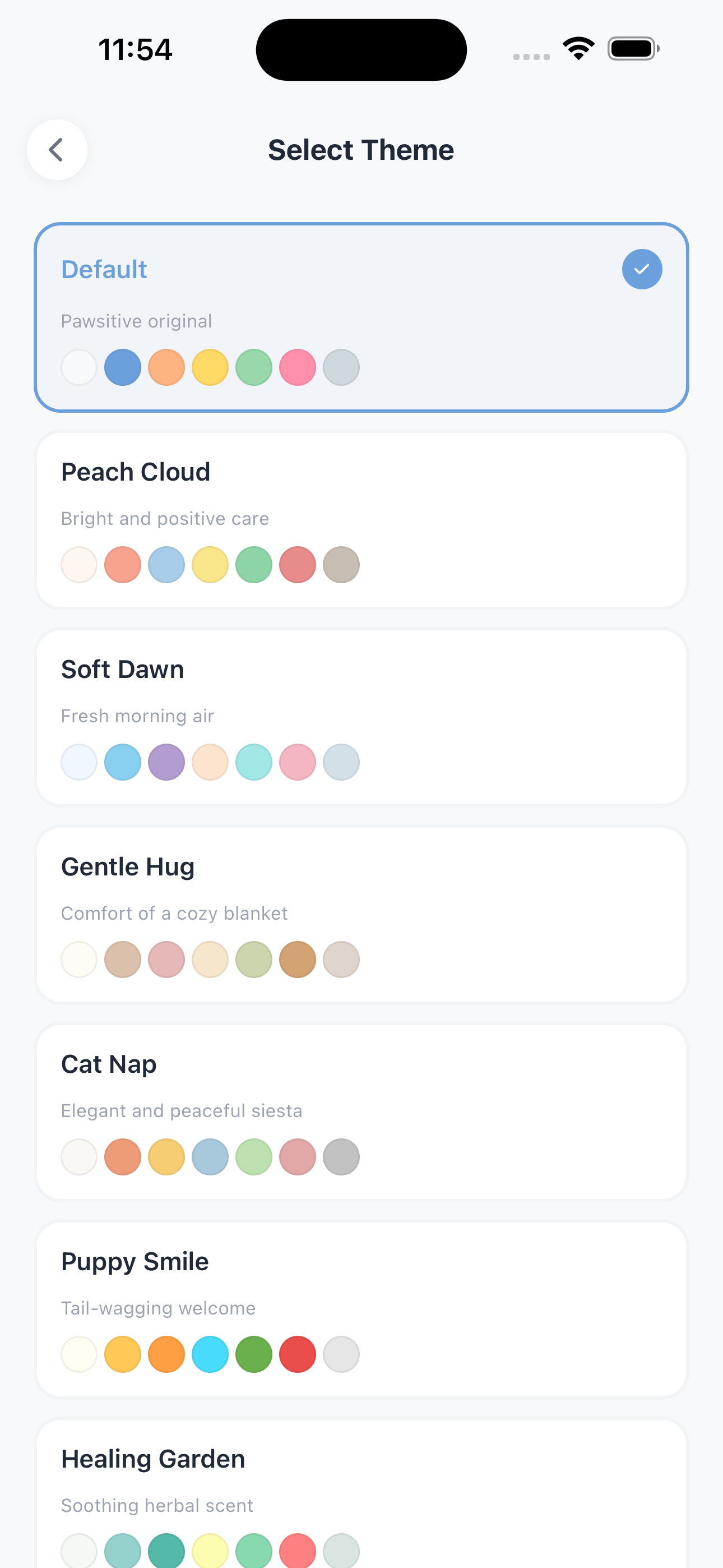 Custom themes