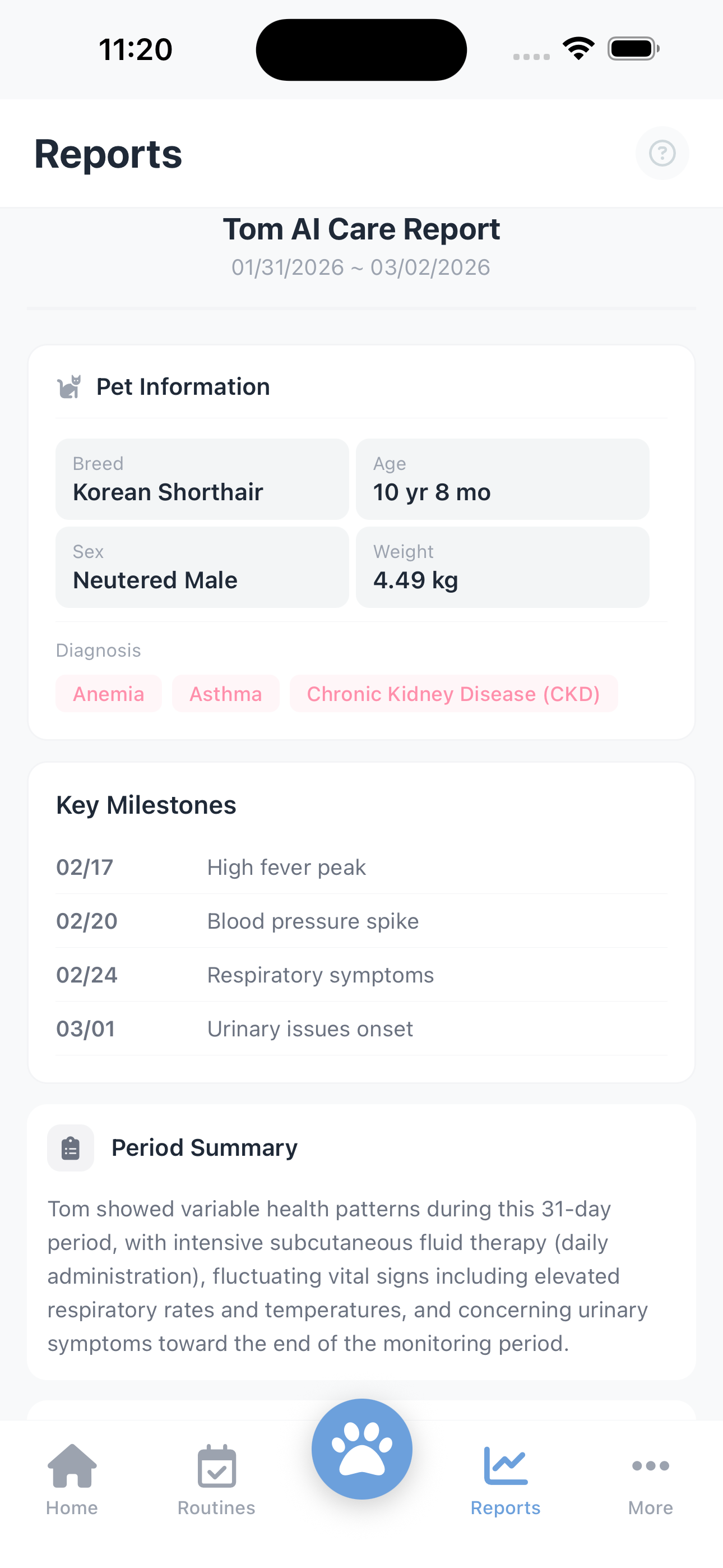 AI Health Report