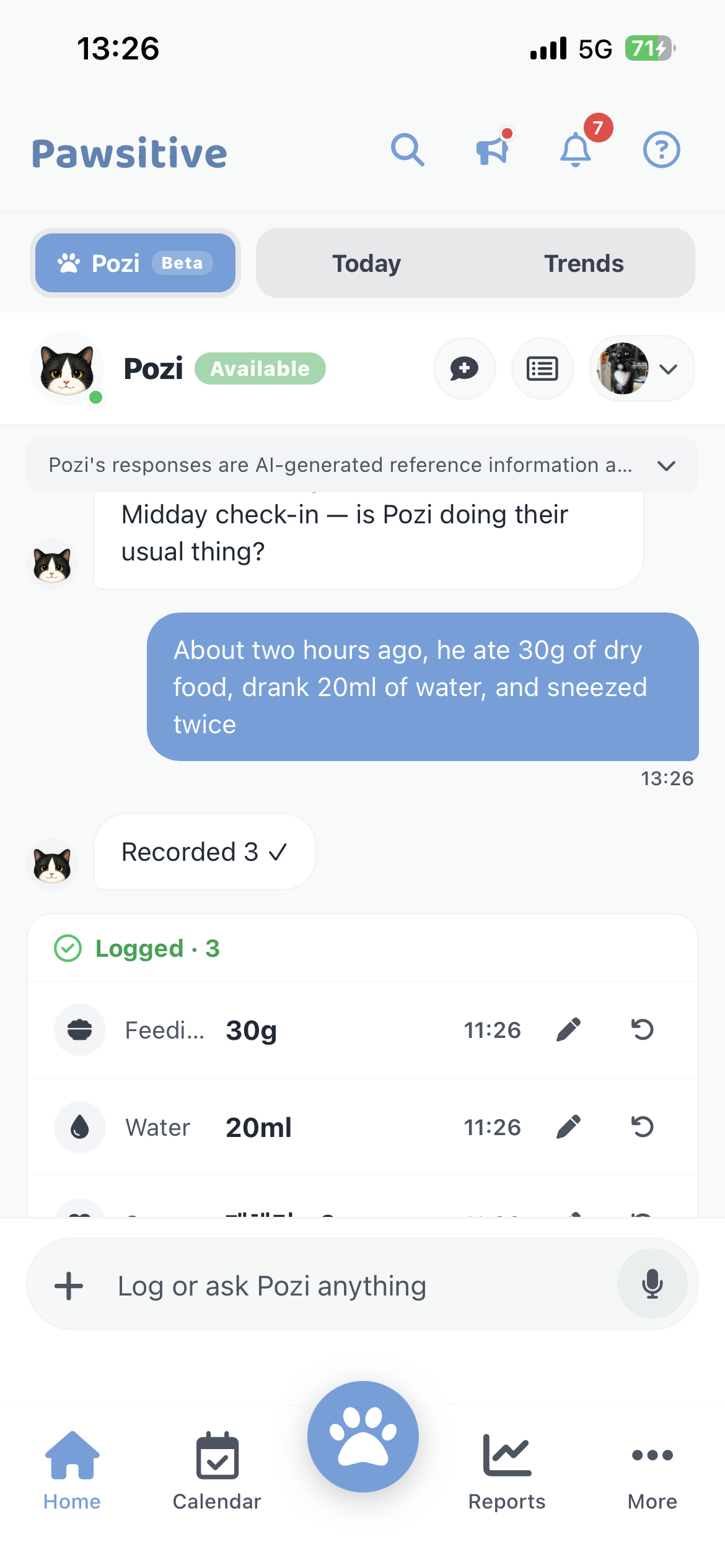 Pozi — an AI that already knows your pet